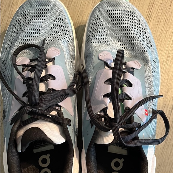 On Cloud Stylish Blue and Black Sneakers - Picture 3 of 6